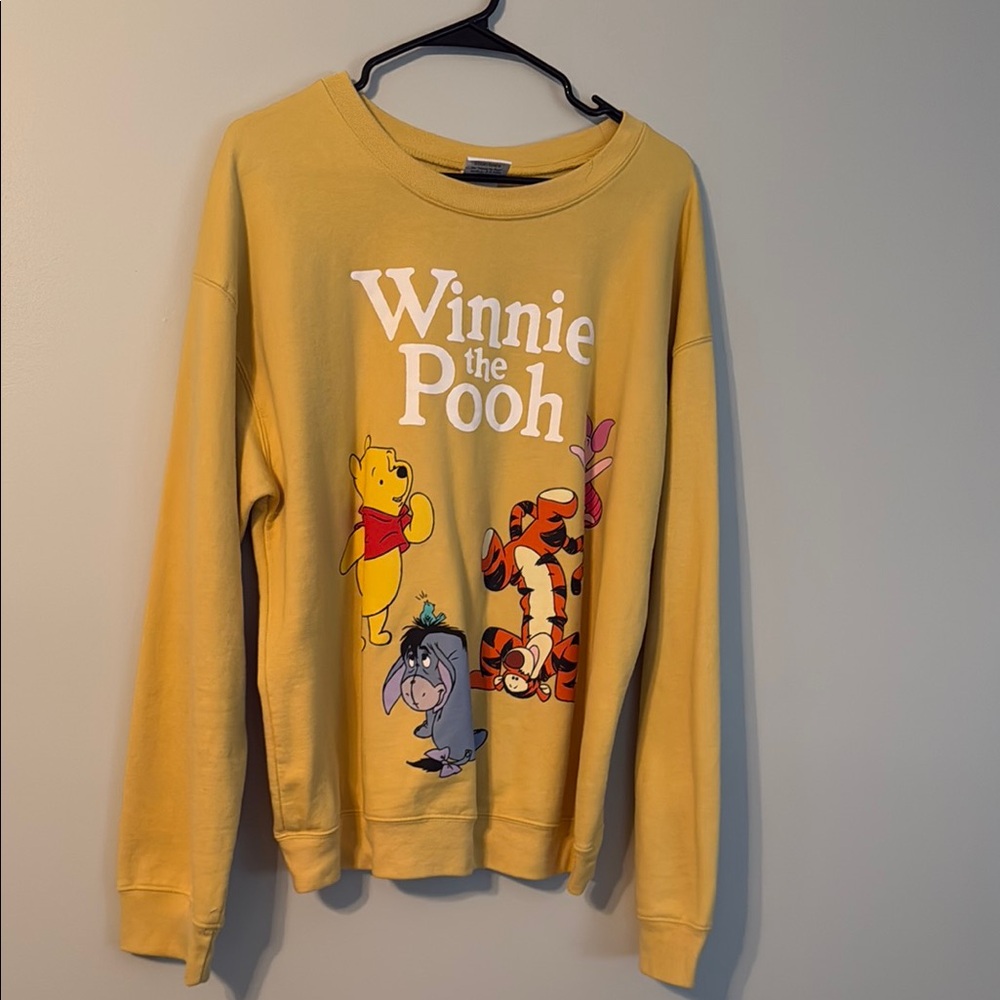 Yellow Winnie the Pooh Sweatshirt